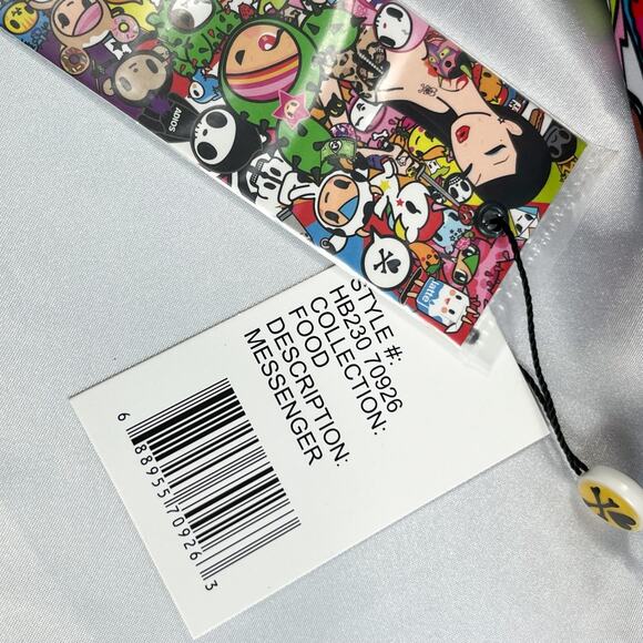 Tokidoki Food Buffet Messenger Ipad Bag Purse Vintage Rare Adios 2015 New - Picture 11 of 13